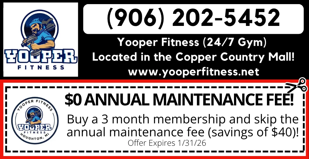 Yooper Fitness coupon ad