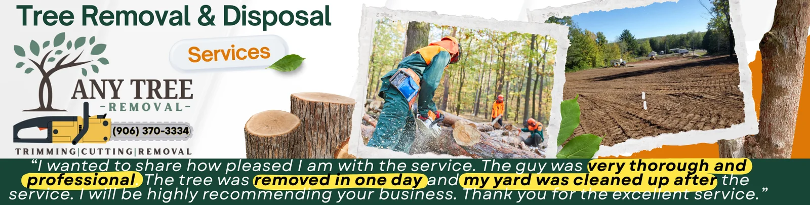 Any Tree Removal wide double ad
