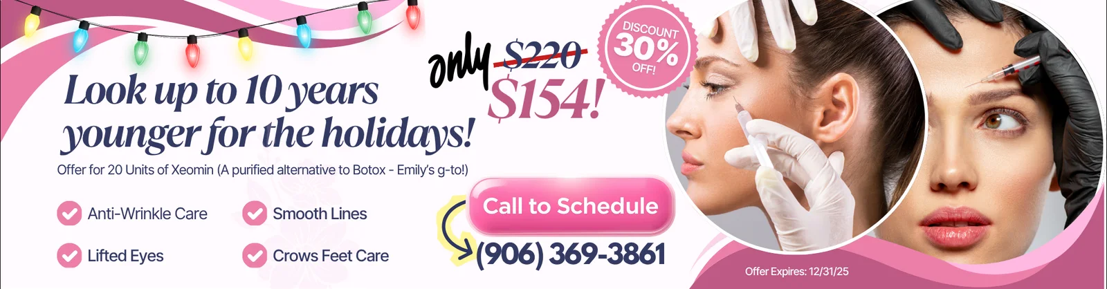 Fresh Coast Aesthetics wide double ad