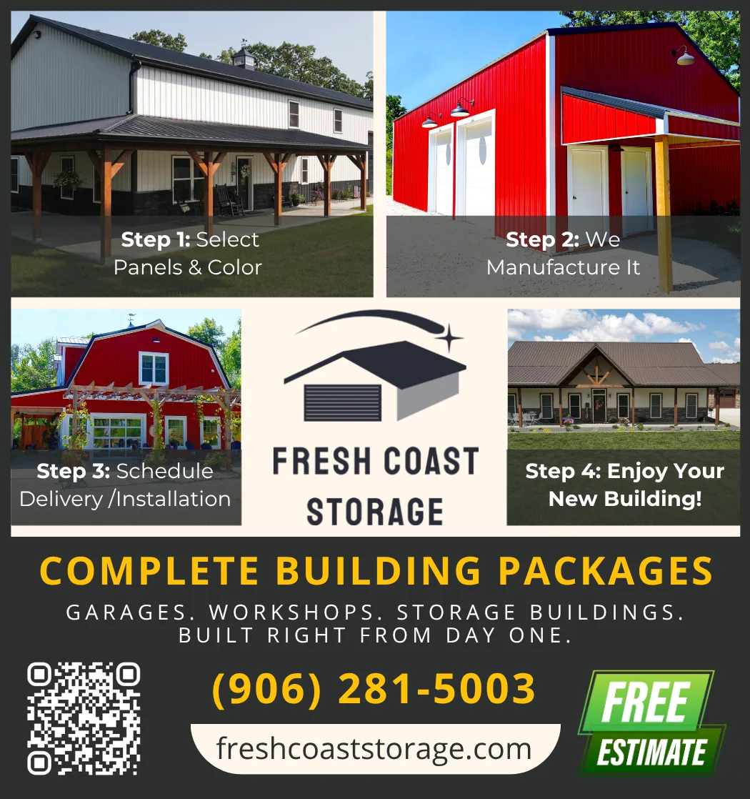 Fresh Coast Storage tall double ad