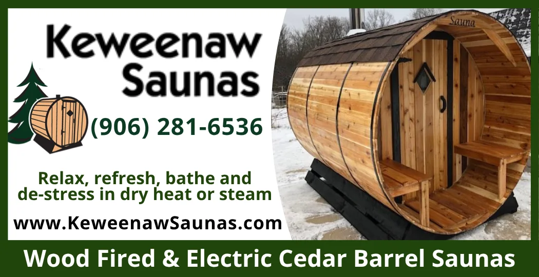 Keweenaw Saunas single ad