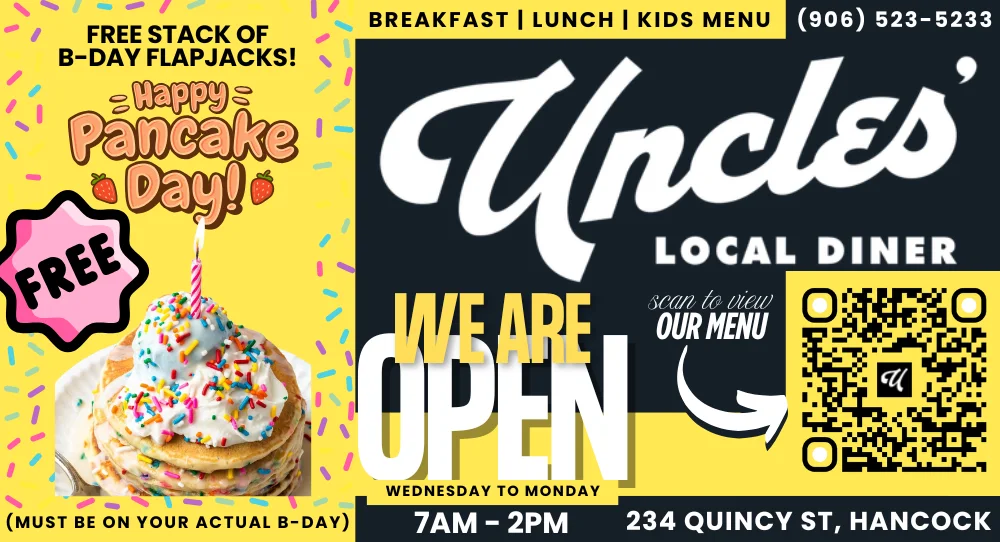 Uncles Local Diner single ad